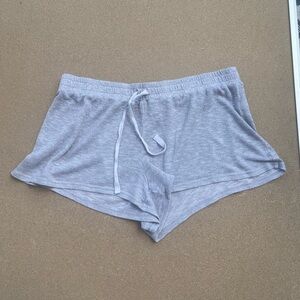 Aerie Gray Pajama Shorts
